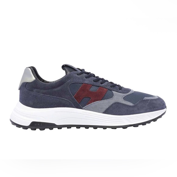 Hogan Other - Hogan Men’s Stylish Navy and Burgundy Sneakers